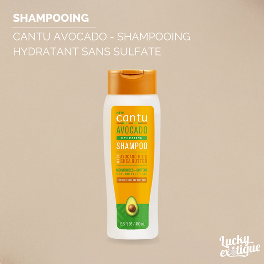 CANTU AVOCADO  Shampooing hydratant sans sulfate