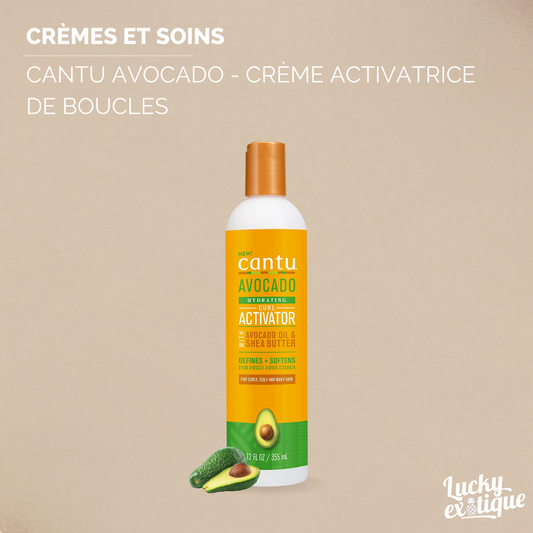 CANTU AVOCADO Creme activatrice de boucles