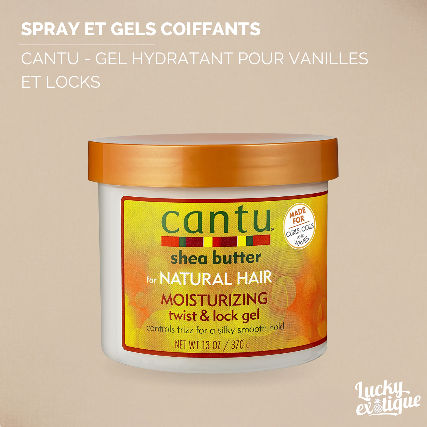 CANTU Gel hydratant pour vanilles et locks