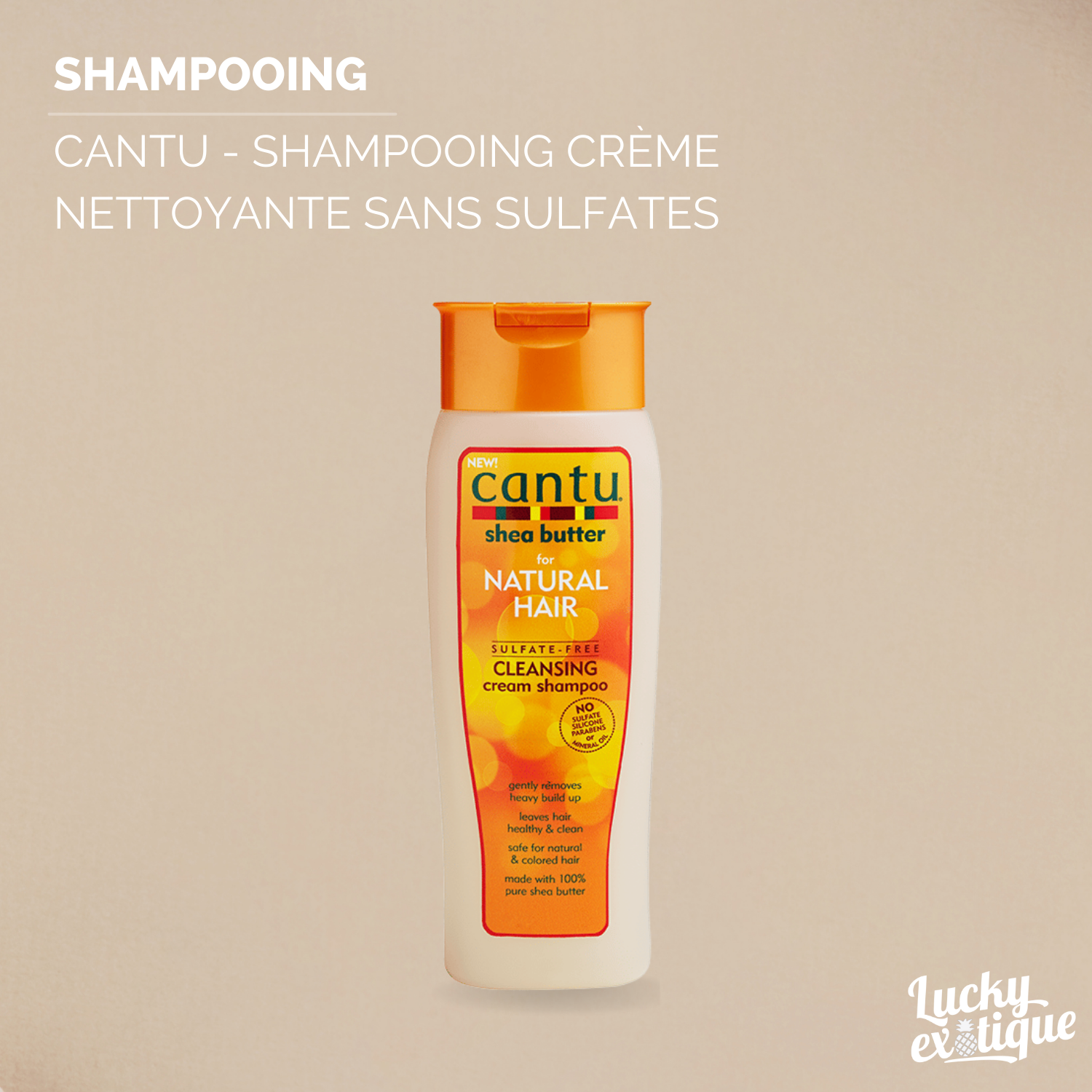 CANTU Shampooing Crème Nettoyante Sans Sulfates