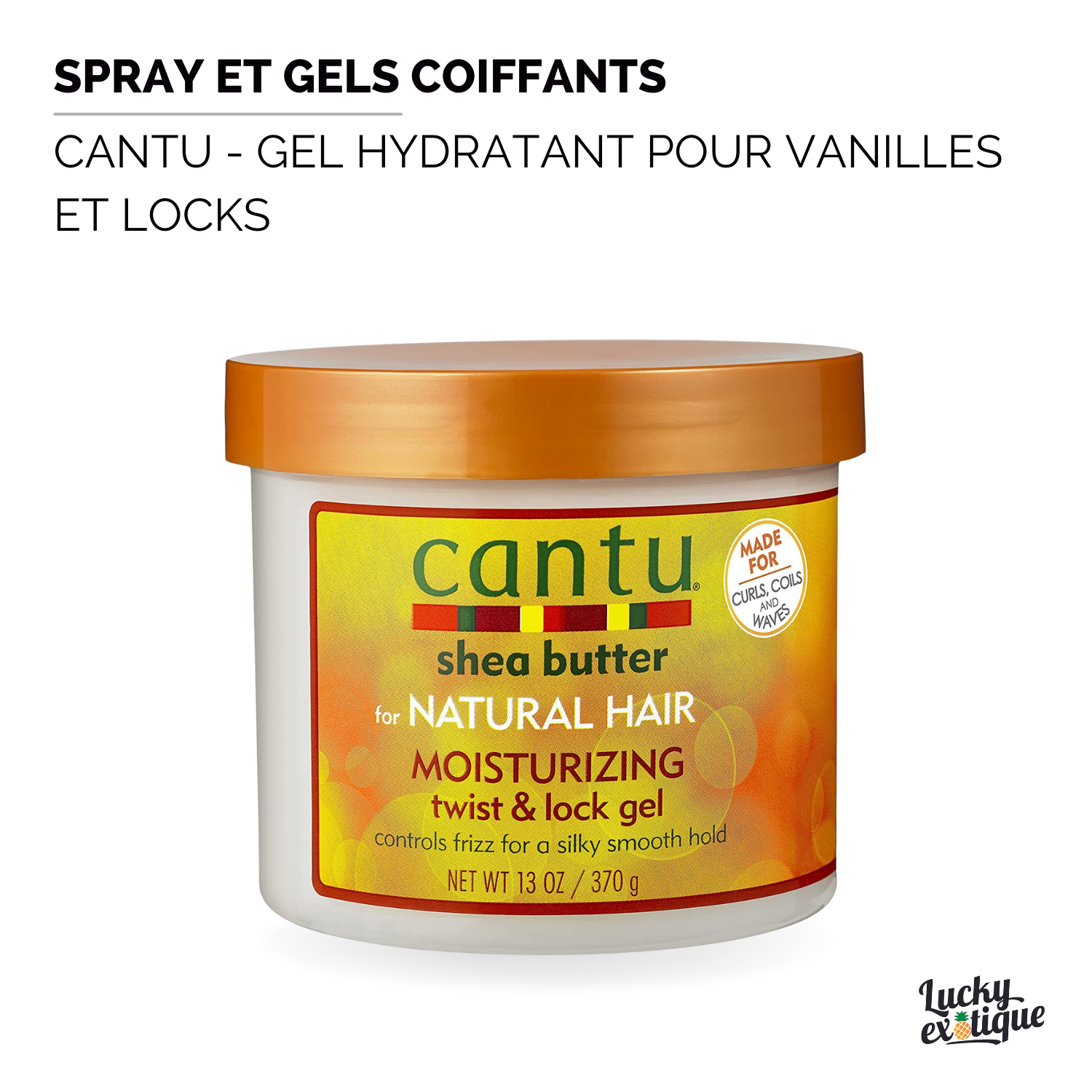 CANTU Gel hydratant pour vanilles et locks