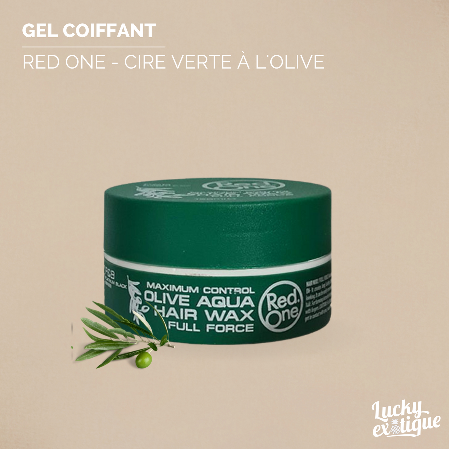 RED ONE - Cire verte à l'olive