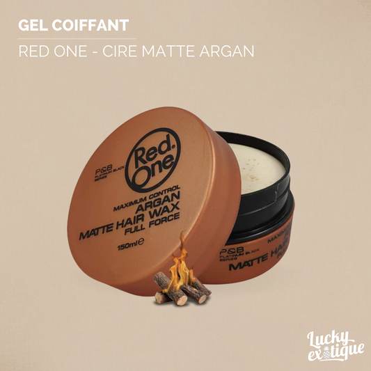 RED ONE - Cire matte argan