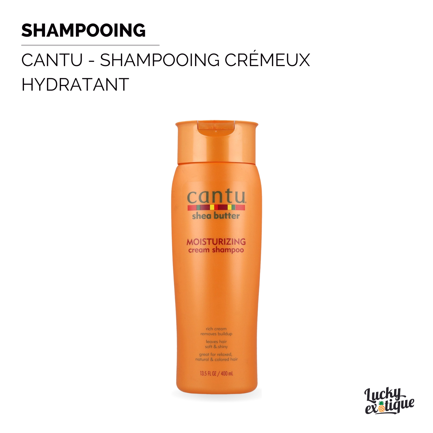 CANTU Shampooing crémeux hydratant