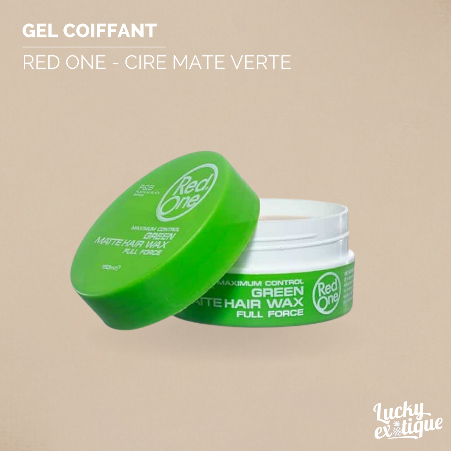 RED ONE - Cire mate verte