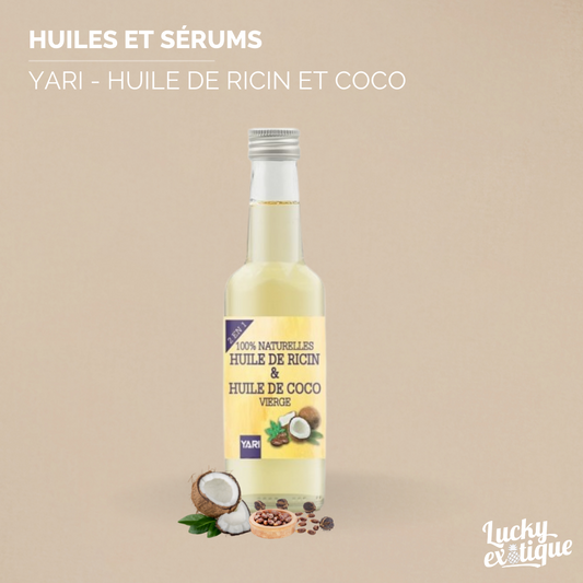 YARI - Huile de ricin et coco naturelle