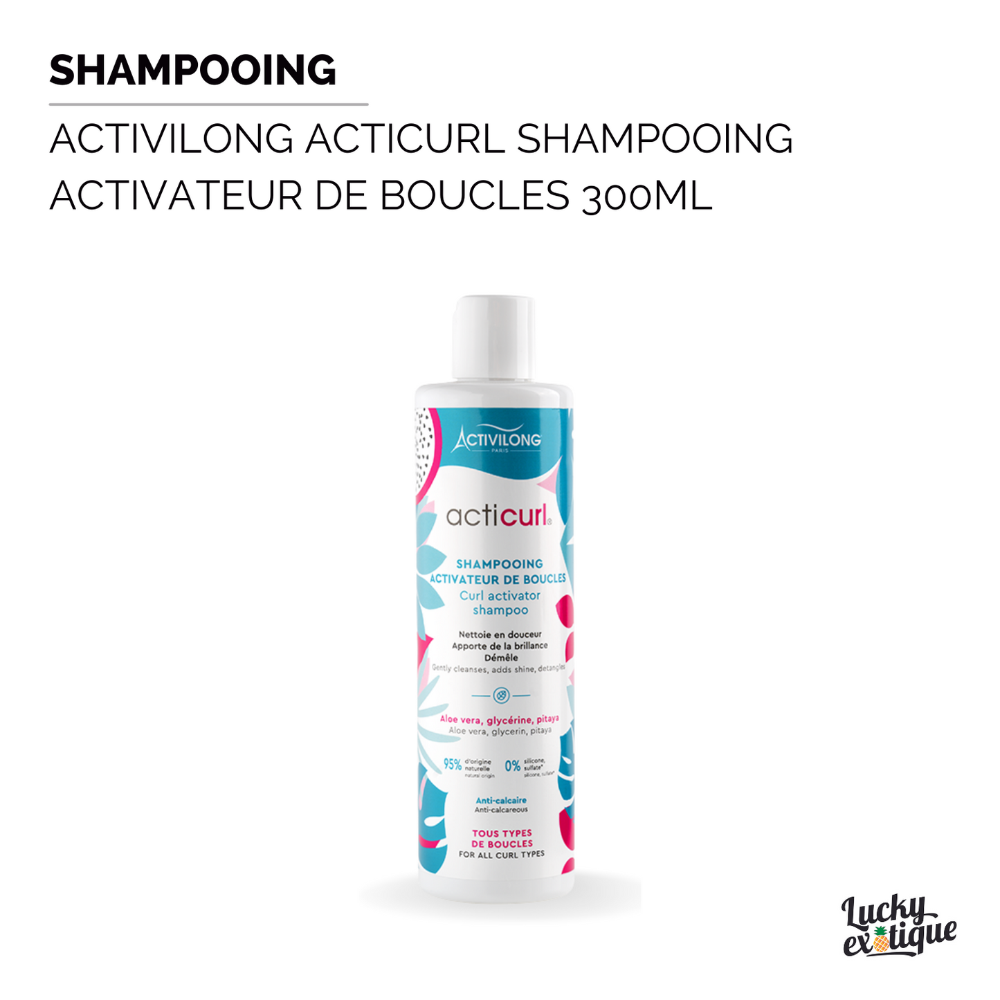 shampooing activateur de boucles activlong acticurl