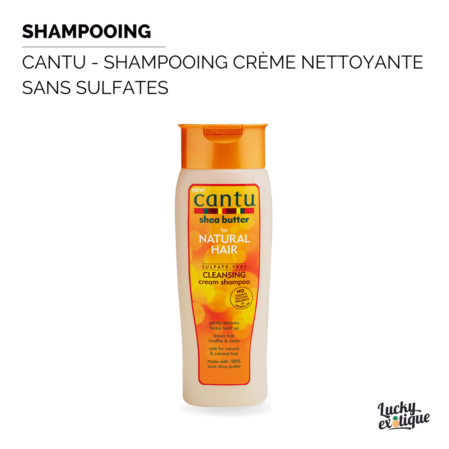 CANTU Shampooing Crème Nettoyante Sans Sulfates