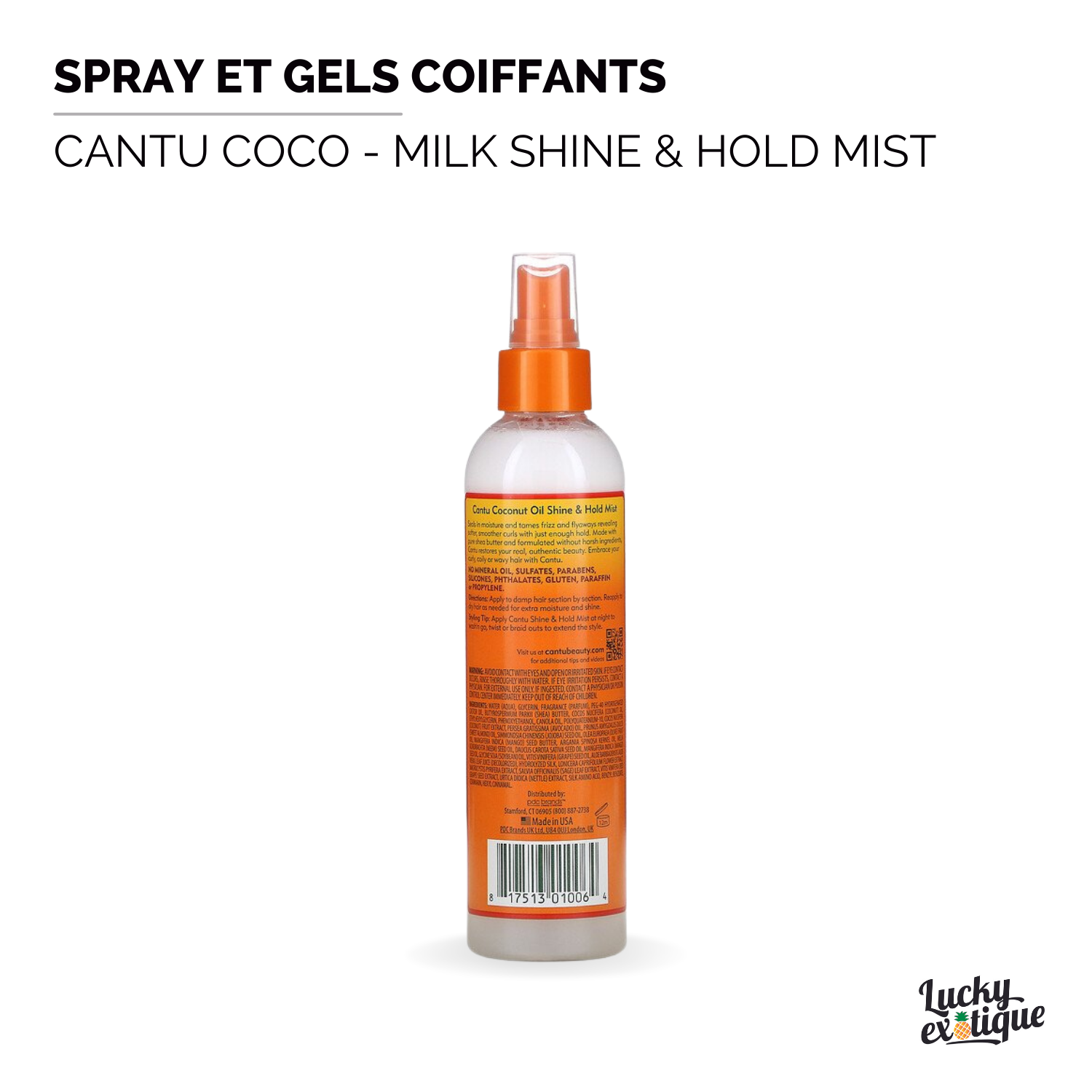 CANTU COCO Milk shine & hold mist