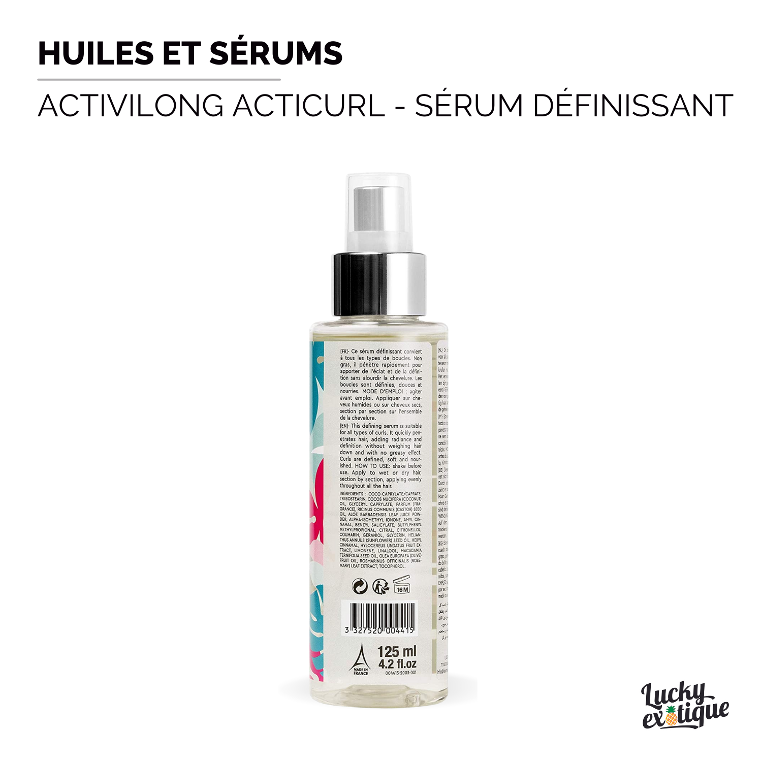 serum definissant activilong acticurl