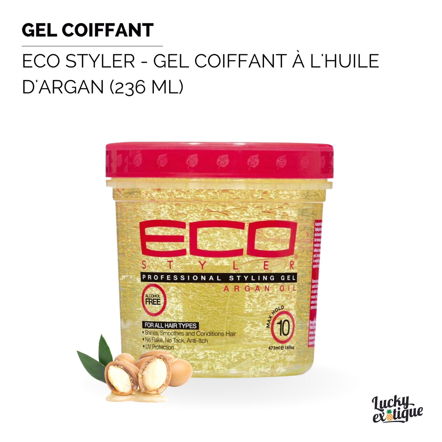 ECO STYLER - Gel coiffant à l'huile d'argan 236 ml