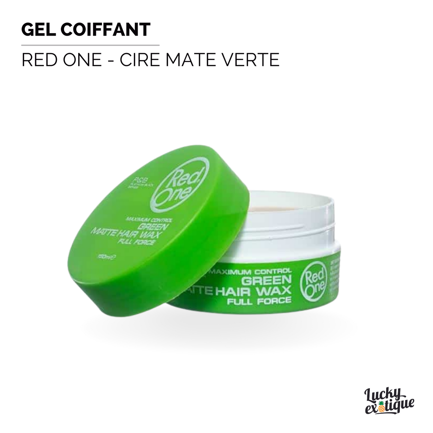 RED ONE - Cire mate verte