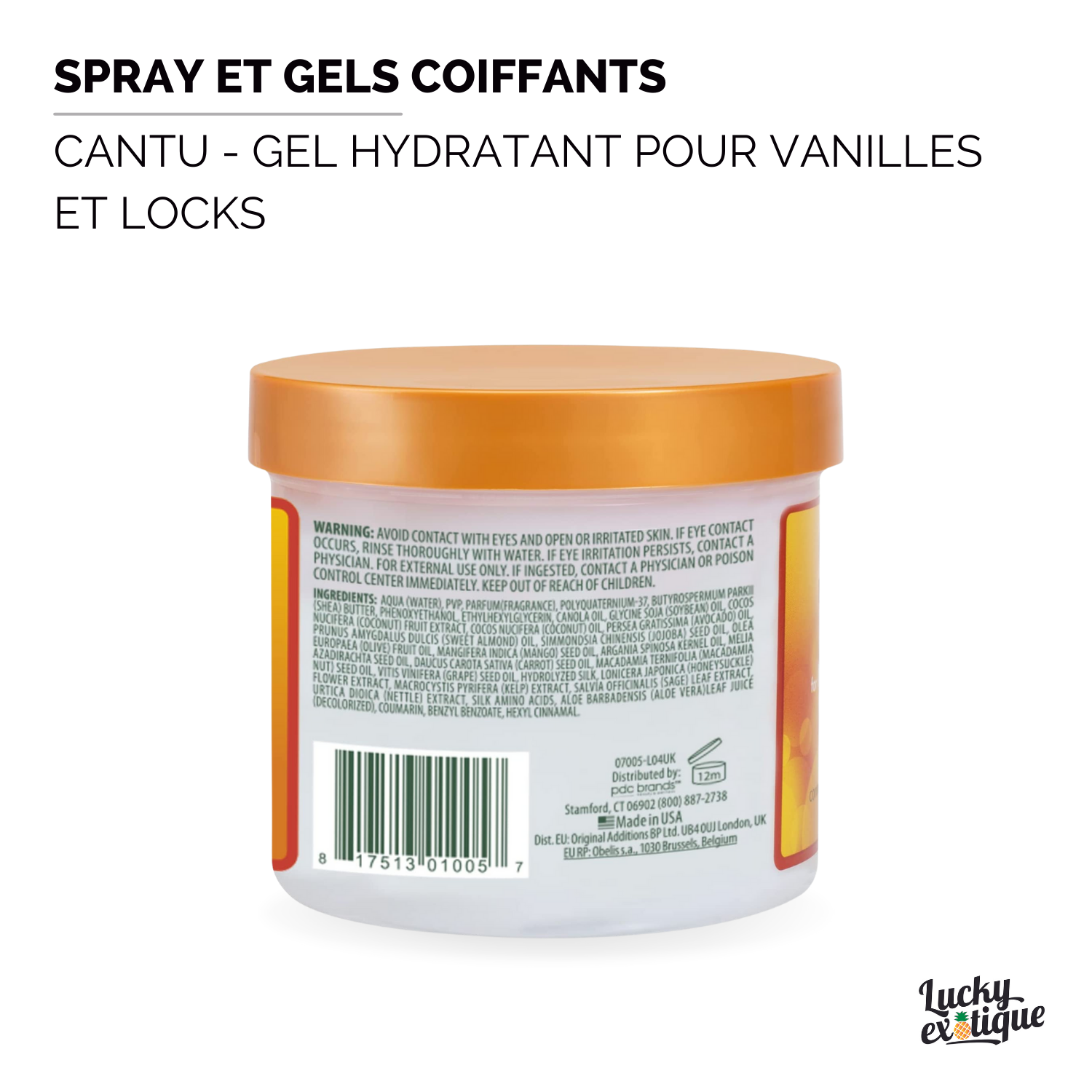 CANTU  Gel hydratant pour vanilles et locks