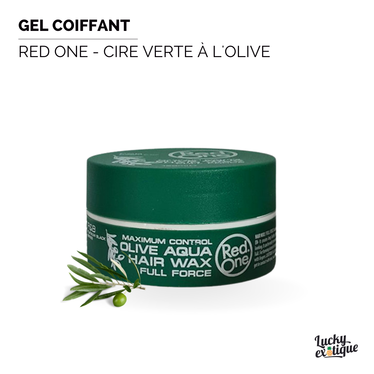 RED ONE - Cire verte à l'olive