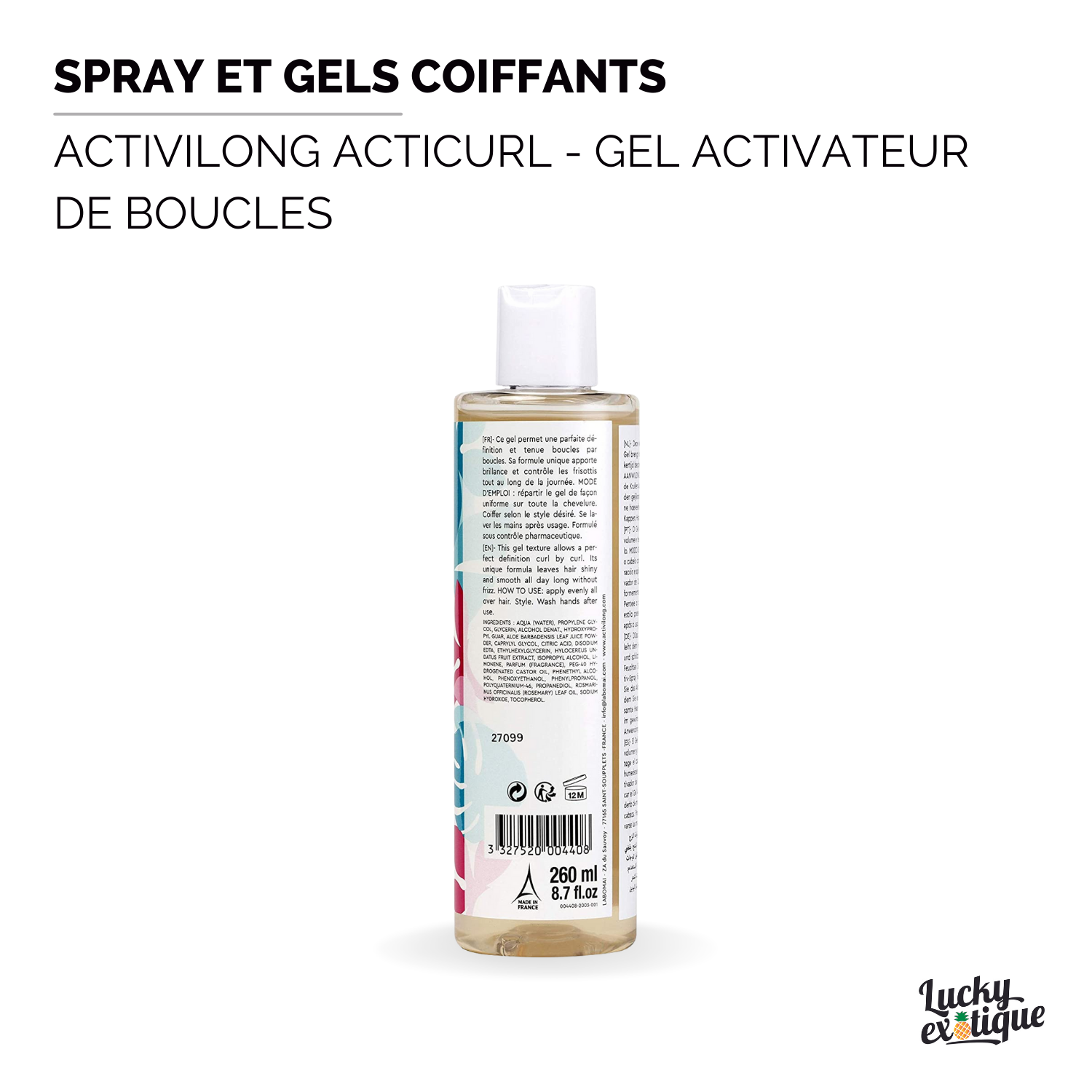 Gel activateur de boucles Activilong Acticurl