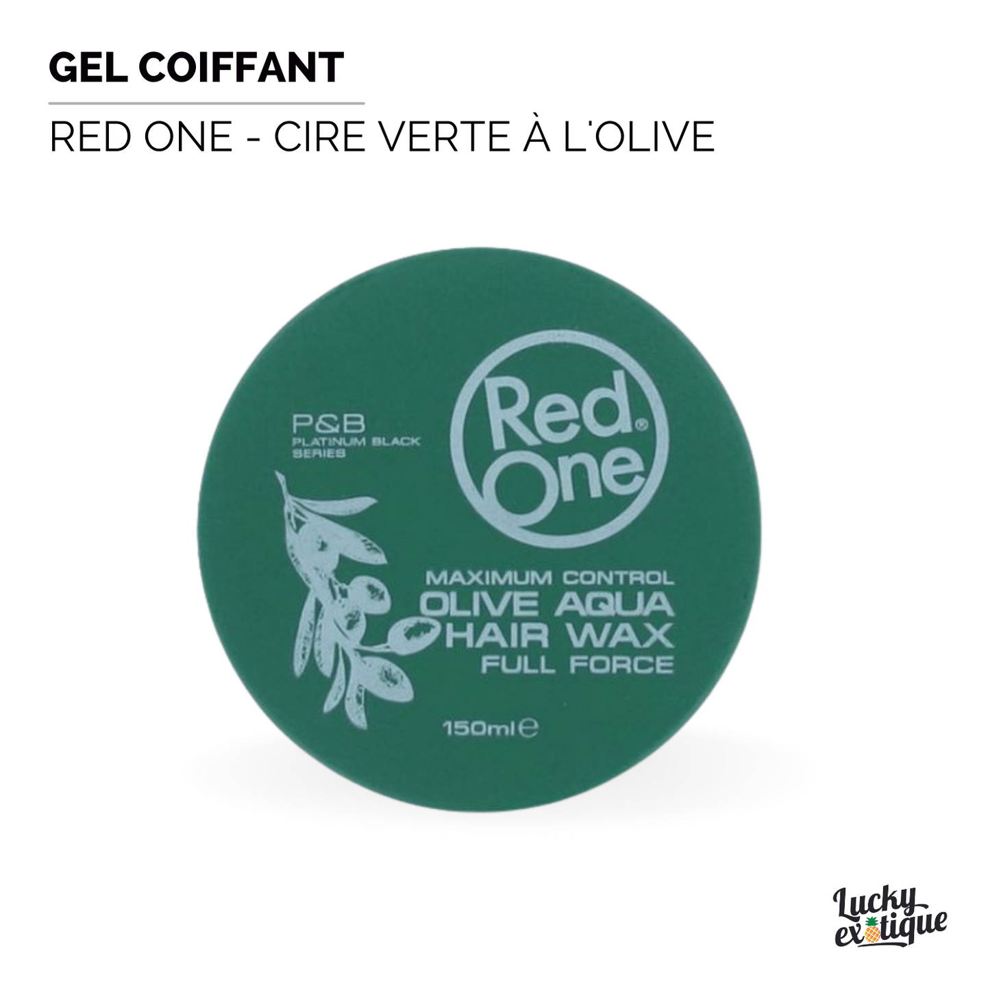 RED ONE - Cire verte à l'olive