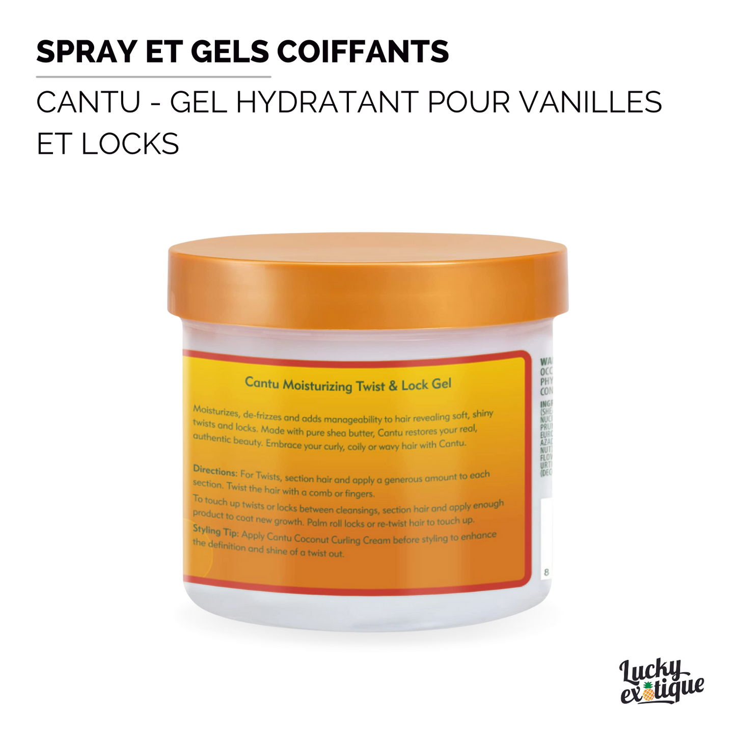 CANTU - Gel hydratant pour vanilles et locks