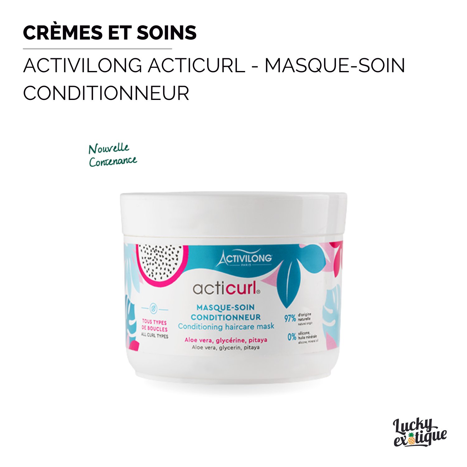 Masque soin conditionneur Activilong Acticurl